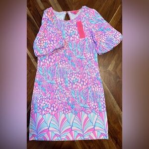 NWT Lilly Pulitzer Britton Dress Pink Sorbet Size Small